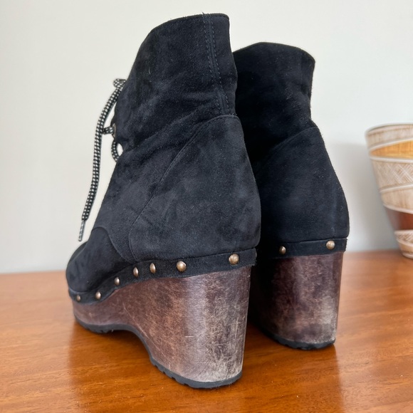 Opening Ceremony Suede clog lace up boots size 39 - Picture 4 of 4